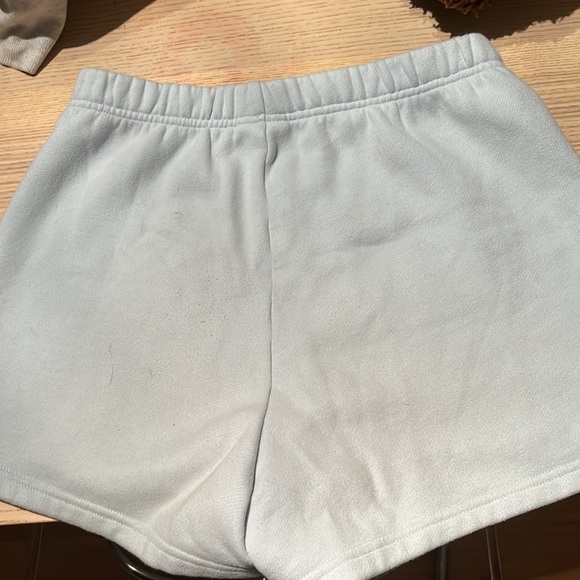 TNA light blue cozy AF fleece sweat shorts - Picture 3 of 3